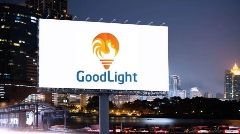 đèn pha led chiếu bảng hiệu quảng cáo
